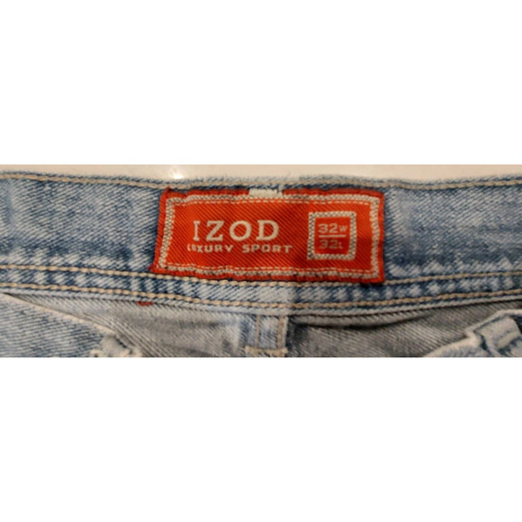 IZOD Luxury‎ Sport Jeans Mens 32x32 Classic Denim Heavy Casual Work Dad Straight - Picture 4 of 9